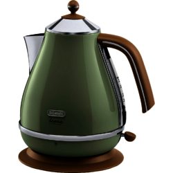 Delonghi KBOV3001.GR Vintage Icona Kettle in Olivia Green